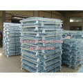 800x900x1200mm Mesh pallet a cesto in ferro zincato pieghevole